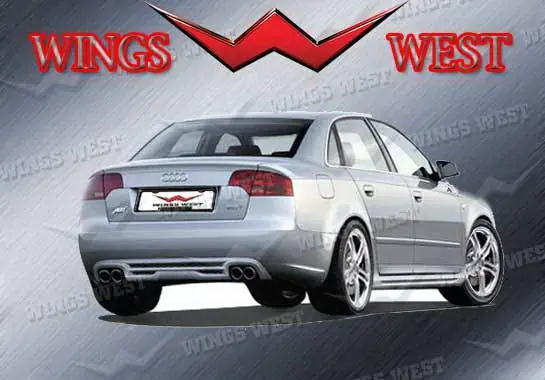 Buy Today Audi A4 Wings West VIP Rear Lower Skirt - 890934