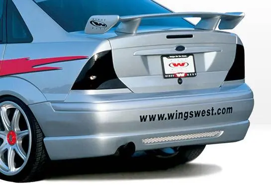 Bargain Ford Focus 4DR VIS Racing W-Type Rear Lip - Polyurethane - 890484