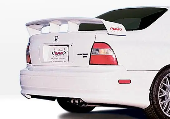 Money Back Guarantee Honda Accord VIS Racing W-Type Rear Lip - Polyurethane - 890265