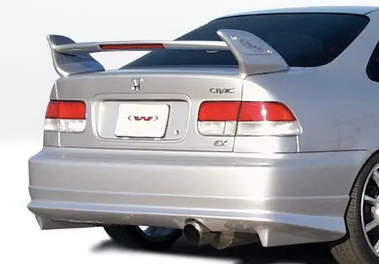 Honda Civic 2DR & 4DR Wings West W-Type Rear Lower Skirt - 890375 Buy Today