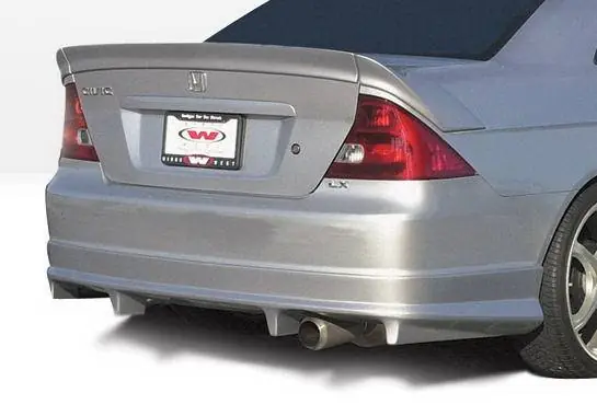 Popular Honda Civic 2DR Wings West G5 Series Rear Lower Skirt - 890518