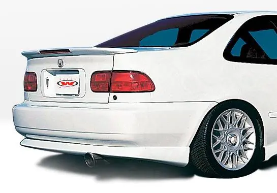 Deal Honda Civic 2DR VIS Racing Racing Series Rear Lip - Polyurethane - 890070
