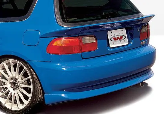 Honda Civic HB VIS Racing Racing Series Rear Lip - Polyurethane - 890067 Exclusive Offer