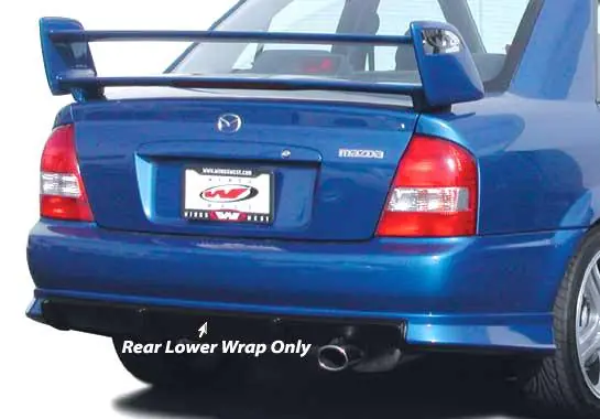 Mazda Protege VIS Racing Rear Lip - Polyurethane - 890663 Shop Now