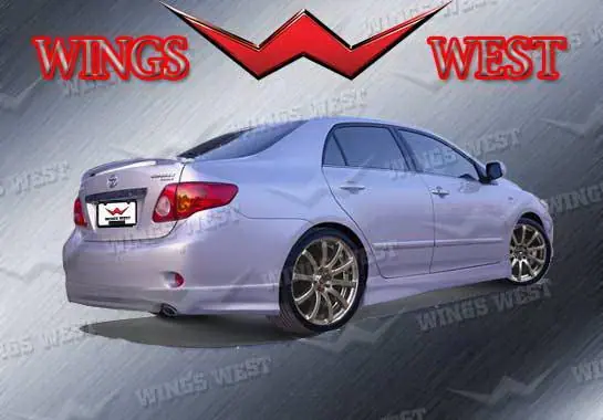 Toyota Corolla Wings West VIP Rear Lower Skirt - 890930 Modern