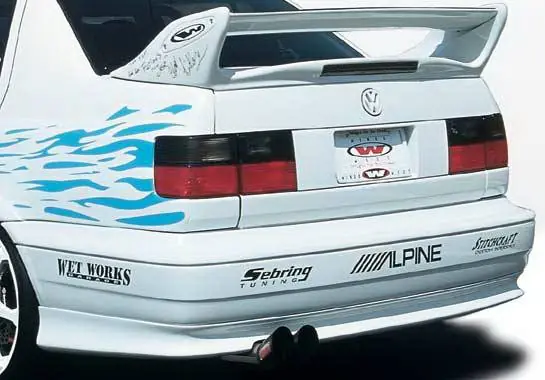 Best Seller Volkswagen Jetta Wings West Custom Style Rear Lower Skirt - 890107