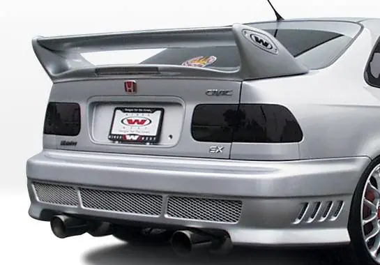 Honda Civic 2DR & 4DR VIS Racing Avenger Rear Bumper Cover - Urethane - 890392 Original