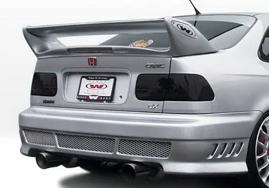 Trusted Brand Honda Civic 2DR & 4DR Wings West Avenger Rear Bumper Cover - 890392