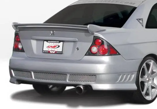 Exclusive Honda Civic 2DR Wings West Avenger Rear Bumper Cover - 890569