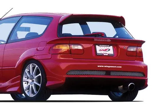Affordable Honda Civic HB VIS Racing Voltex Rear Bumper - 890723