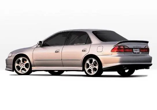 Honda Accord 4DR Wings West W-Type Side Skirts - Left & Right - 890334L&R Budget