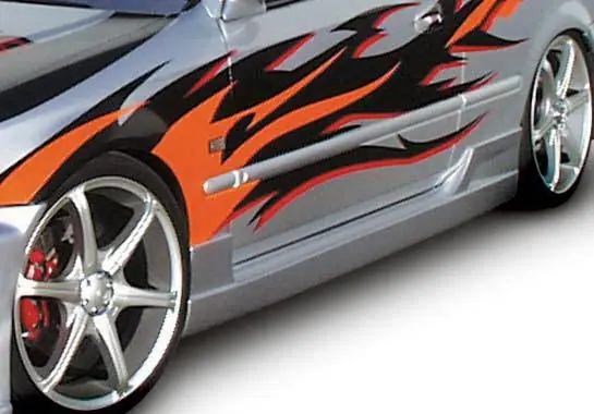 Get Yours Honda Civic 2DR & HB Wings West Tuner Type I Side Skirts - Left & Right - 890502L&R
