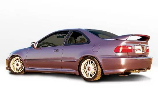 Reduced Price Honda Civic 2DR Wings West Racing Series Side Skirts - Left & Right - 890069L&R