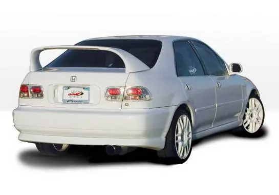 Warranty Included Honda Civic 4DR Wings West Racing Series Side Skirts - Left & Right - 890139L&R