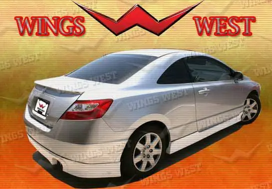 Final Sale Honda Civic Wings West Type R Side Skirts - Left & Right - 490215L&R