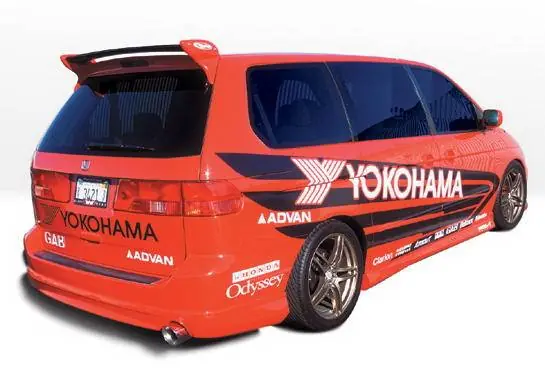 Honda Odyssey Wings West W-Type Side Skirts - Left & Right - 890497L&R Fan Favorite