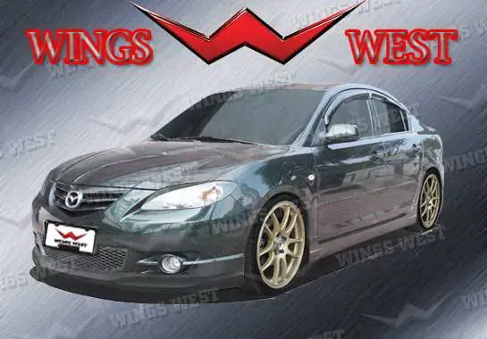 Mazda 3 Wings West VIP Side Skirts - Left & Right - 890925L&R Reduced Price