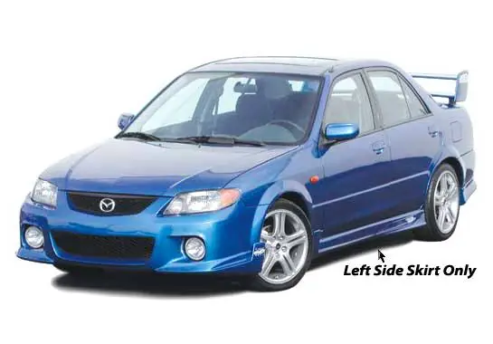 Grab Now Mazda Protege Wings West MPS Side Skirts - Left & Right - 890662L&R