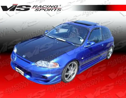 Honda Civic 2DR VIS Racing Invader-6 Full Body Kit - 92HDCVC2DINV6-099 Time-Limited