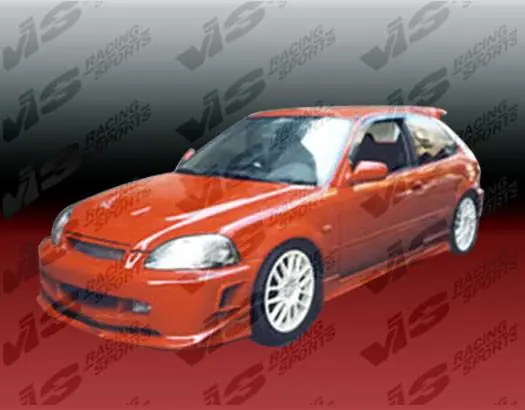 Honda Civic 2DR VIS Racing Stalker Full Body Kit - 99HDCVC2DSTK-099 Factory Price