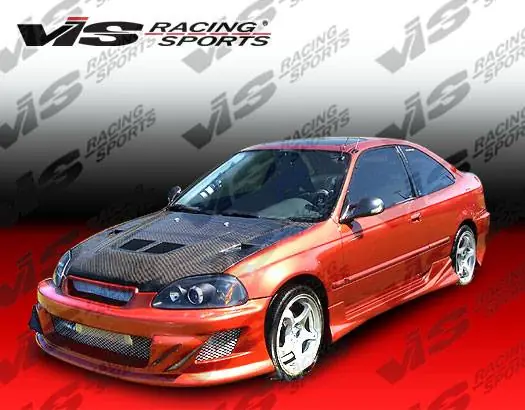 Deal Honda Civic 2DR VIS Racing Techno R-2 Full Body Kit - 99HDCVC2DTNR2-099