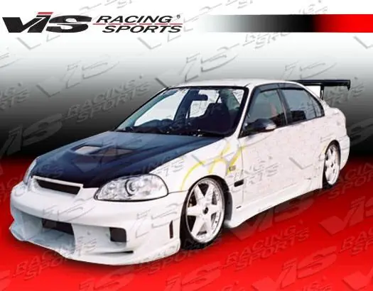 Honda Civic 2DR VIS Racing Wave Full Body Kit - 96HDCVC2DWAV-099 Discount