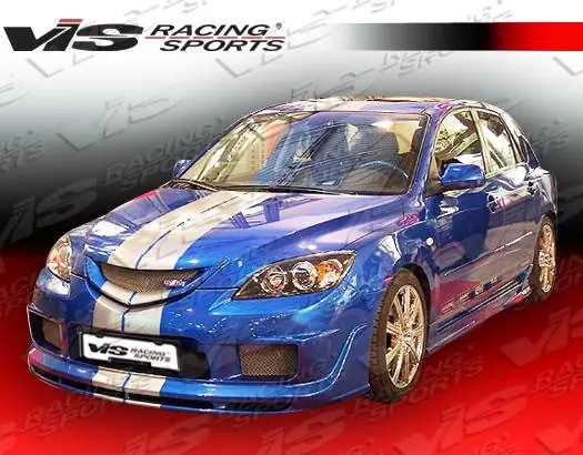 Free Returns Mazda 3 4DR HB VIS Racing K Speed-2 Full Body Kit - 04MZ3HBKSP2-099