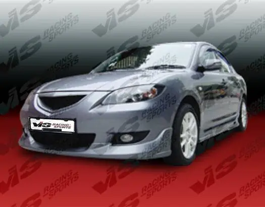 Direct From Factory Mazda 3 4DR VIS Racing K Speed Full Body Kit - 04MZ34DKSP-099