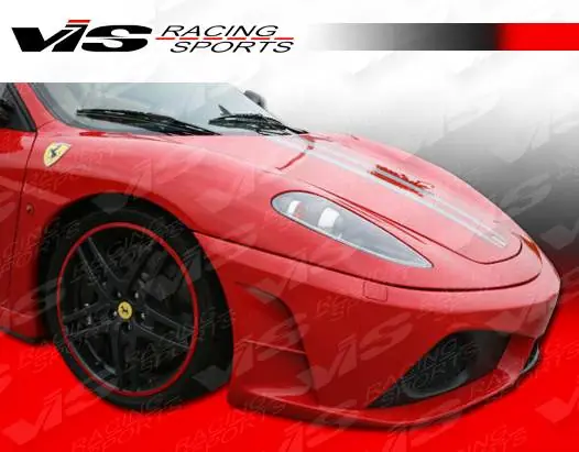 Low Price Ferrari F430 VIS Racing Scuderia Front Bumper - Carbon Fiber - 05FR4302DSCU-001C