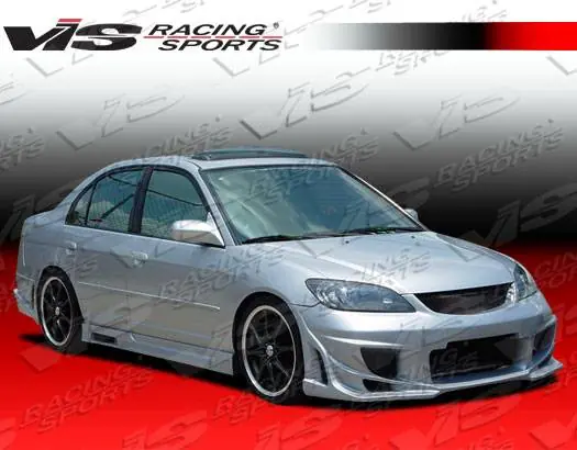 Final Sale Honda Civic 2DR VIS Racing Ballistix Front Bumper - 04HDCVC2DBX-001