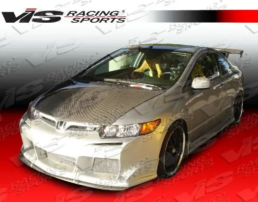 Deal Honda Civic 2DR VIS Racing Laser Front Bumper - 06HDCVC2DLS-001