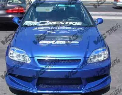 Brand New Honda Civic VIS Racing Battle Front Bumper - 96HDCVC2DBT-001