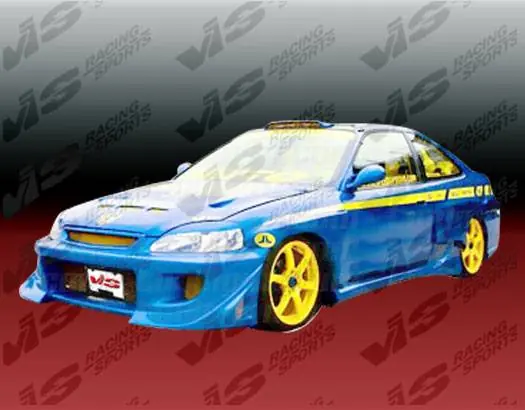 Honda Civic VIS Racing Battle Z Front Bumper - 96HDCVC2DBZ-001 Worldwide Shipping
