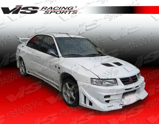 Authentic Mitsubishi Mirage 4DR VIS Racing EVO 8 Widebody Front Bumper - 97MTMIR4DJE8WB-001