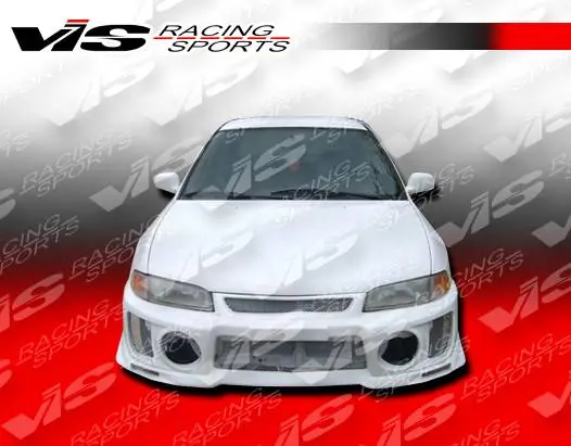 Mitsubishi Mirage 4DR VIS Racing Evolution-5 Front Bumper - 97MTMIR4DEVO5-001 Worldwide Shipping