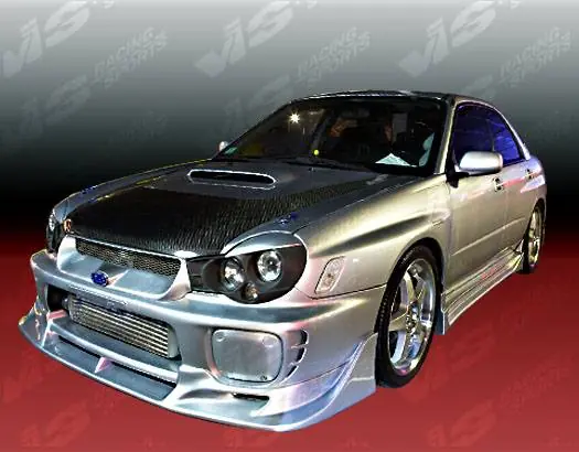 Money Back Guarantee Subaru WRX VIS Racing Tracer Front Lip - 02SBWRX4DTRA-011