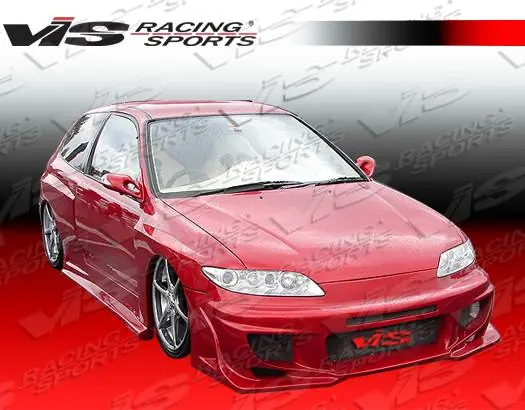 In Demand Honda Civic 2DR & HB VIS Racing Ballistix-2 Front Bumper - 92HDCVC2DBX2-001