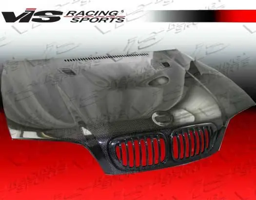 Limited Edition BMW 3 Series 2DR VIS Racing E92 M3 Black Carbon Fiber Hood - 99BME462DE92M3-010C