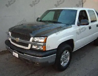 Popular Chevrolet Avalanche VIS Racing OEM Black Carbon Fiber Hood - 02CHAVA4DOE-010C