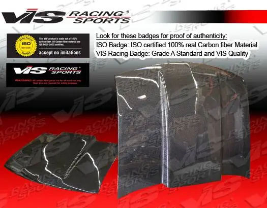 Chevrolet Blazer VIS Racing Cowl Induction Black Carbon Fiber Hood - 94CHBLA2DCI-010C Modern