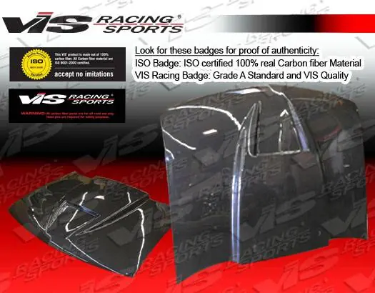 Chevrolet Blazer VIS Racing Ram Air Black Carbon Fiber Hood - 94CHBLA2DRAM-010C Today Only