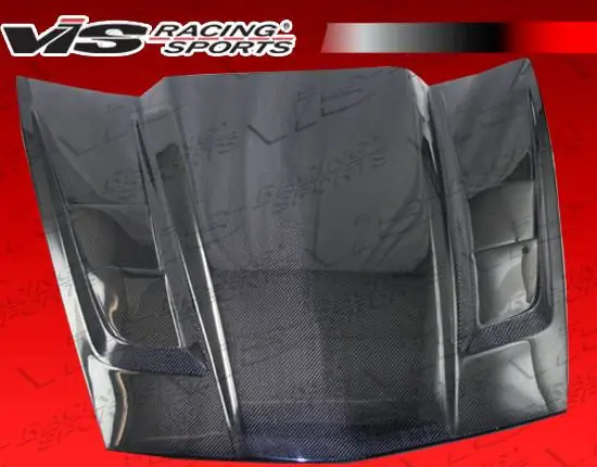 Free Delivery Chevrolet Corvette VIS Racing SCV Black Carbon Fiber Hood - 05CHCOR2DSCV-010C