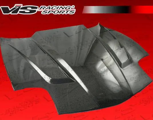 Best Choice Chevrolet Corvette VIS Racing SCV Black Carbon Fiber Hood - 97CHCOR2DSCV-010C