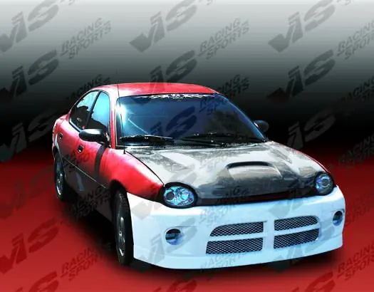Free Returns Dodge Neon VIS Racing SRT Black Carbon Fiber Hood - 95DGNEO2DSRT-010C