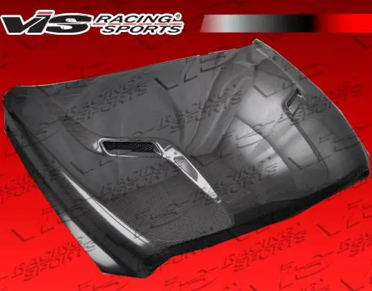 Premium Dodge Ram VIS Racing SRT-2 Black Carbon Fiber Hood - 09DGRAM2DSRT2-010C