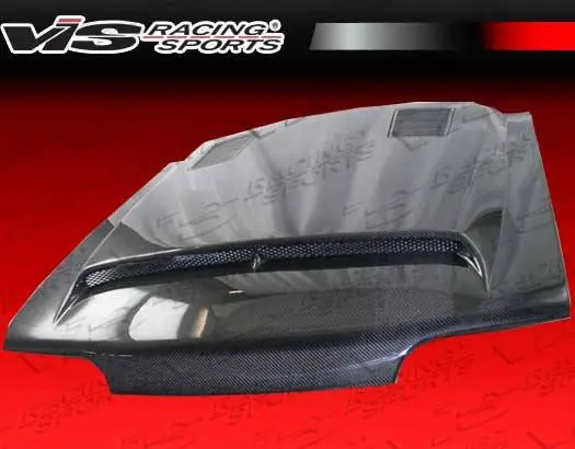 Ford Mustang VIS Racing GT-500 Black Carbon Fiber Hood - 87FDMUS2DGT5-010C Worldwide Shipping