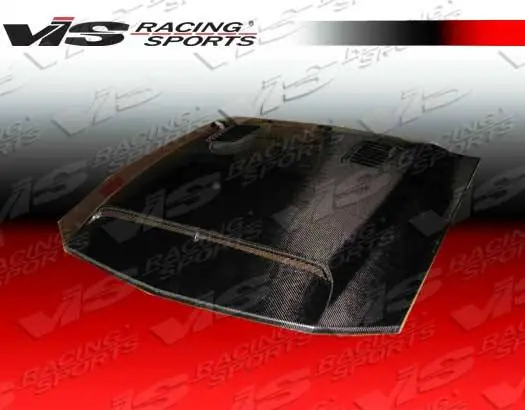 Ford Mustang VIS Racing GT-500 Black Carbon Fiber Hood - 94FDMUS2DGT5-010C Exclusive