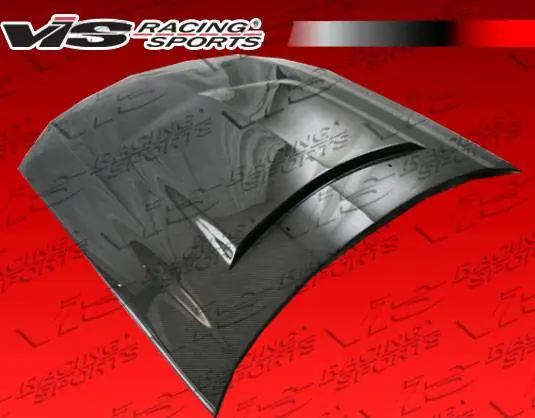 Ford Mustang VIS Racing Invader Black Carbon Fiber Hood - 05FDMUS2DVS-010C Exclusive
