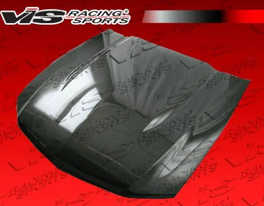 New Release Ford Mustang VIS Racing OEM Black Carbon Fiber Hood - 10FDMUS2DOE-010C