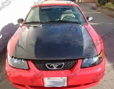 Exclusive Offer Ford Mustang VIS Racing OEM Black Carbon Fiber Hood - 99FDMUS2DOE-010C